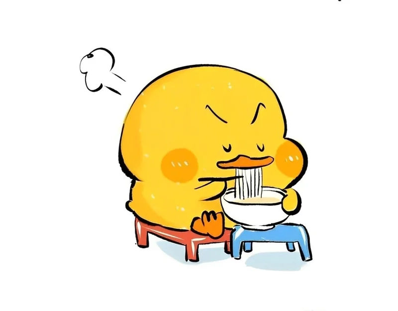Cute meme ảnh con vịt cầm dao đầy tính giải trí