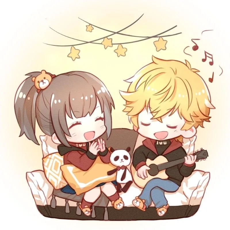 Bộ sưu tập cặp đôi chibi cực đẹp, dễ thương