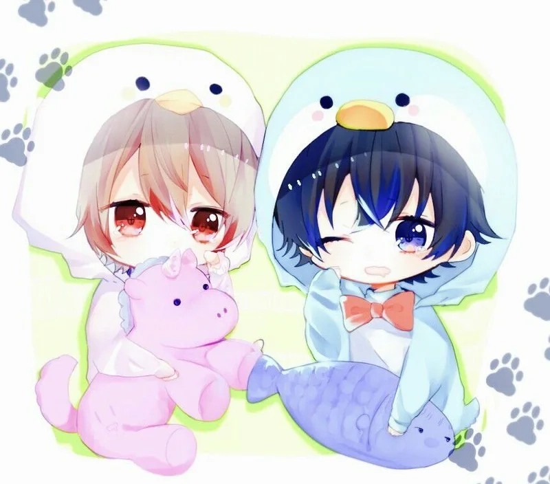 Chiêm ngưỡng hình cặp đôi chibi cute đáng yêu