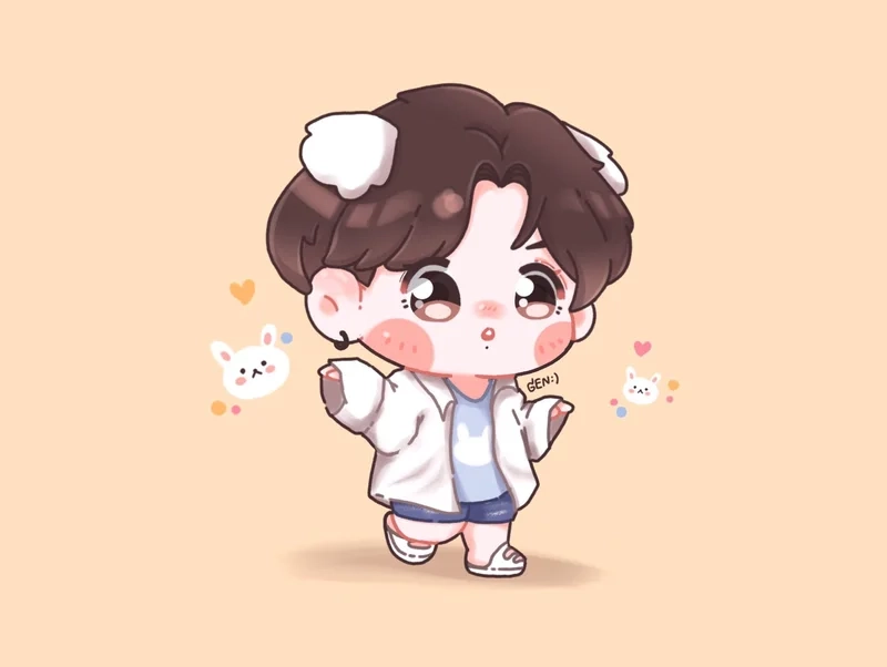 Đừng bỏ lỡ chibi nam cute dễ thương và độc đáo