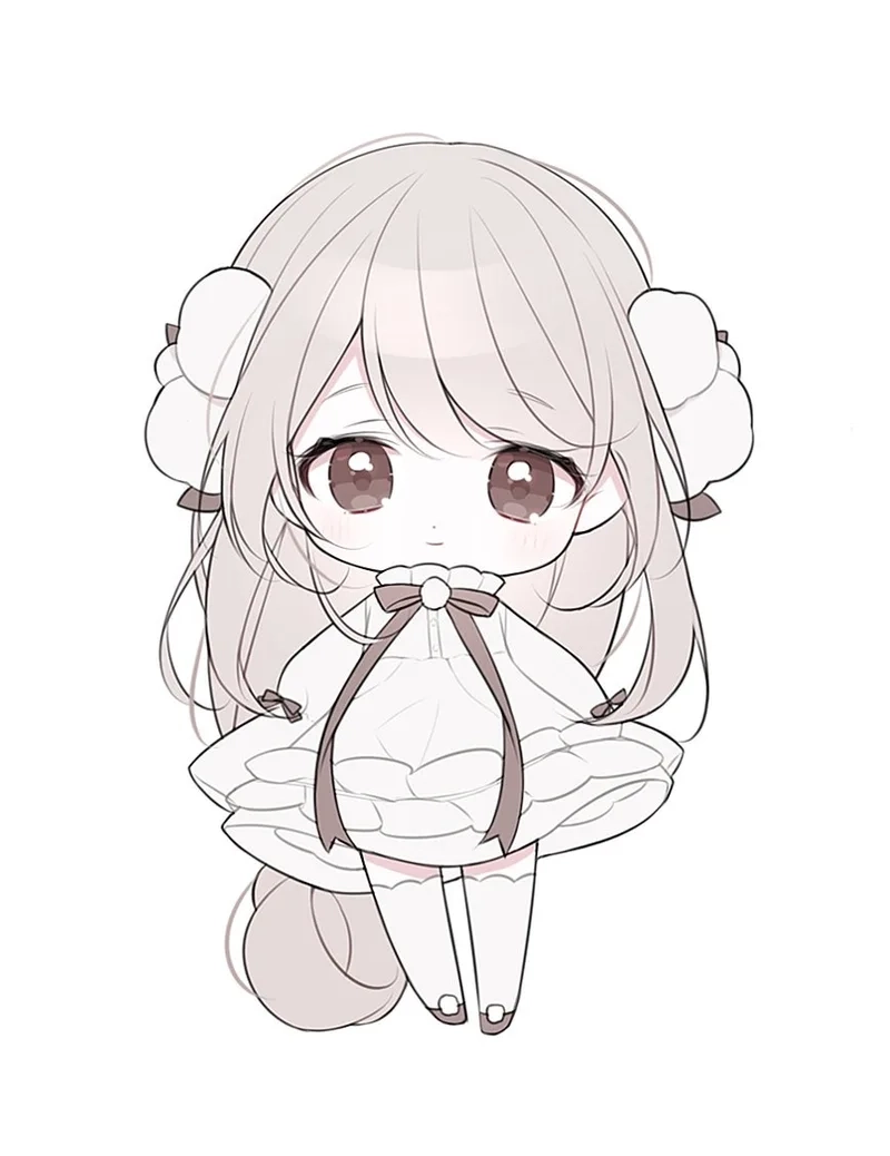 Chiêm ngưỡng ảnh chibi cute nữ đơn giản đáng yêu nhất
