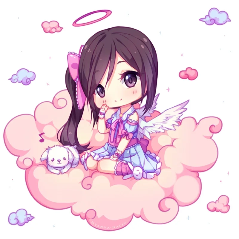 Bộ ảnh hình ảnh chibi cute đơn giản nhưng cực chất