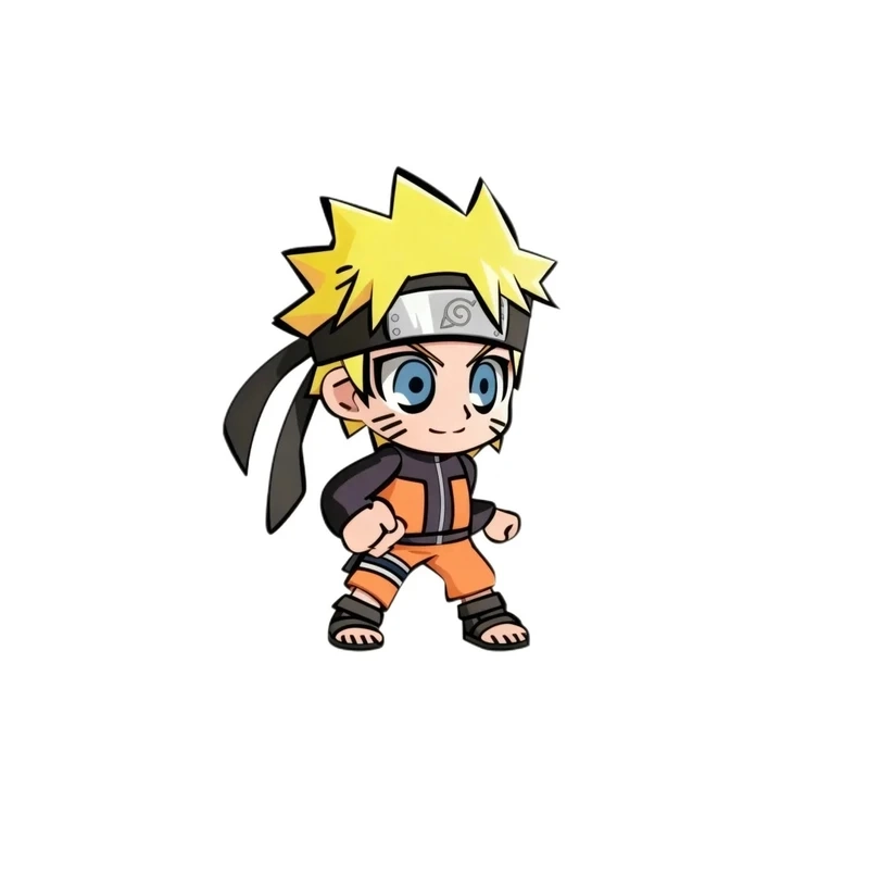 Cá tính mạnh mẽ từ naruto chibi ngầu phiên bản tí hon